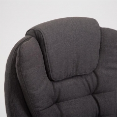 Kancelářská židle Thor, textil, tmavě šedá - 4
