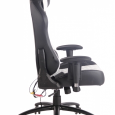 Kancelářská židle Tommy, černá / bílá - 2