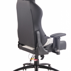 Kancelářská židle Tommy, černá / bílá - 3