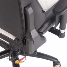 Kancelářská židle Tommy, černá / bílá - 7