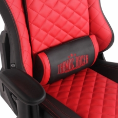 Kancelářská židle Tommy, černá / červená - 5