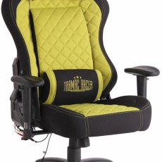 Kancelářská židle Tony, černá / zelená - 1