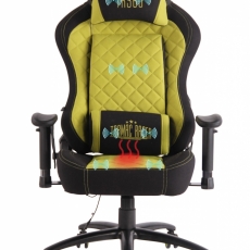 Kancelářská židle Tony, černá / zelená - 8