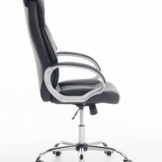Kancelářská židle Torro, syntetická kůže, černá - 2