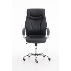 Kancelářská židle Torro, syntetická kůže, černá