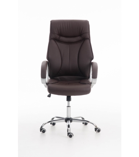 Kancelářská židle Torro, syntetická kůže, hnědá