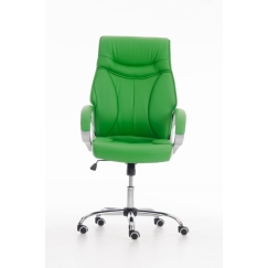 Kancelářská židle Torro, syntetická kůže, zelená