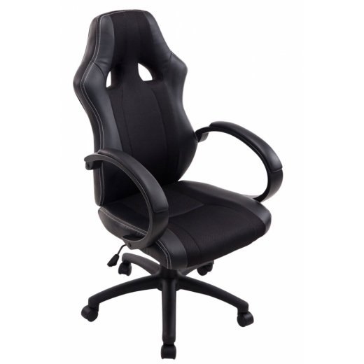 Kancelářská židle Velvet, černá  - 1