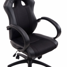 Kancelářská židle Velvet, černá  - 1
