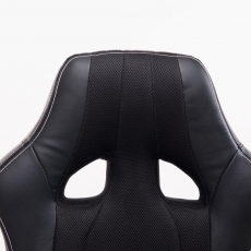 Kancelářská židle Velvet, černá  - 5
