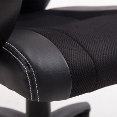 Kancelářská židle Velvet, černá  - 8