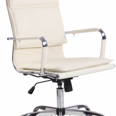 Kancelářská židle Victoria, krémová - 1