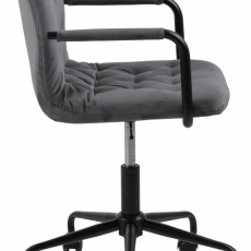 Kancelářská židle Wendy, tkanina, šedá - 3