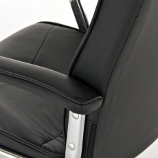 Kancelářská židle Winston, syntetická kůže, černá - 5