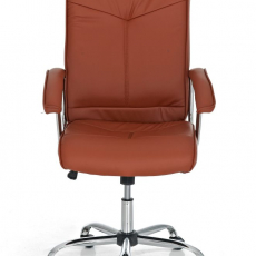 Kancelářská židle Winston, syntetická kůže, koňaková - 2