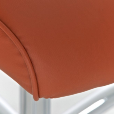 Kancelářská židle Winston, syntetická kůže, koňaková - 7