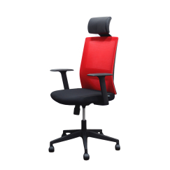 Kancelárske kreslo Berry HB, textil, červené
