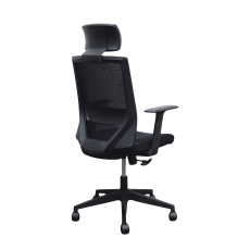 Kancelárske kreslo Berry HB, textil, čierne - 4