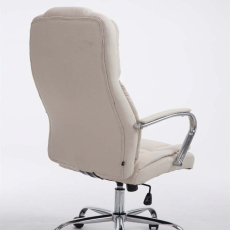 Kancelárske kreslo, BIG Xantos, textil, krémová - 4