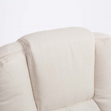 Kancelárske kreslo, BIG Xantos, textil, krémová - 5