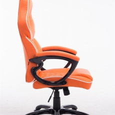 Kancelárske kreslo BIG XXX, syntetická koža, oranžová - 3