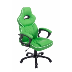 Kancelárske kreslo BIG XXX, syntetická koža, zelená