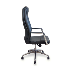 Kancelářské křeslo Bogart HB, syntetická kůže, černá - 2