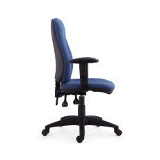 Kancelárske kreslo Bristil, textil, modré - 2