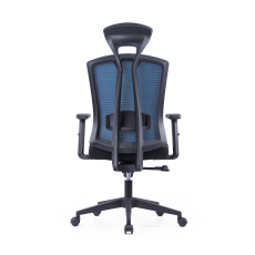 Kancelárske kreslo Brixxen HB, textil, čierna / modrá - 5