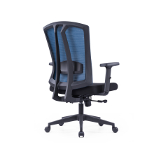 Kancelárske kreslo Brixxen, textil, modré - 4