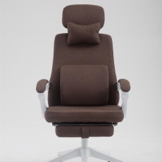Kancelárske kreslo Byron, textil, hnedá - 3