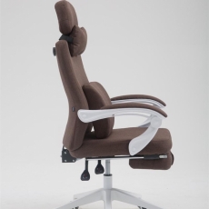 Kancelárske kreslo Byron, textil, hnedá - 4
