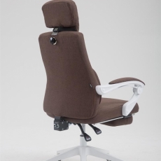 Kancelárske kreslo Byron, textil, hnedá - 5