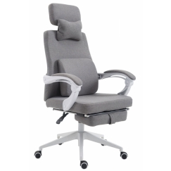 Kancelárske kreslo Byron, textil, šedá