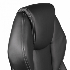 Kancelárske kreslo Detroit, syntetická koža, čierna - 7