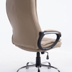 Kancelářské křeslo Enno, syntetická kůže, khaki - 4