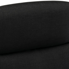 Kancelářské křeslo Faro, textil, černá - 5