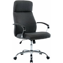 Kancelářské křeslo Faro, textil, tmavě šedá
