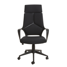 Kancelářské křeslo Force Black, textil, černá - 1