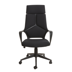 Kancelářské křeslo Force Black, textil, černá