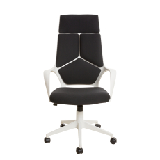 Kancelárske kreslo Force White, textil, čierna - 1