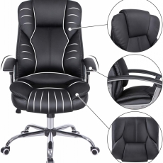 Kancelárske kreslo Hellen, čierna - 4