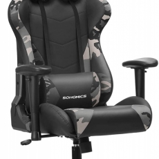 Kancelářské křeslo Ines, černá / maskáč - 1