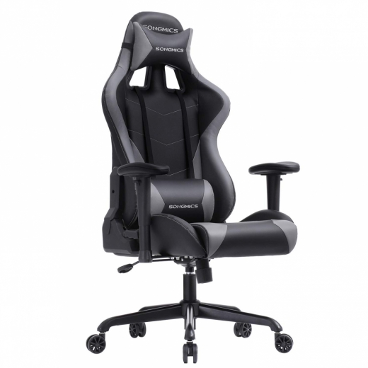 Kancelářské křeslo Ines, černá / šedá - 1