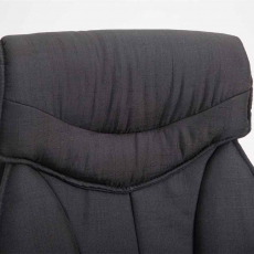 Kancelárske kreslo Iowa, textil, čierna - 7