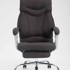 Kancelárske kreslo Iowa, textil, tmavo šedá - 2