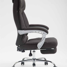 Kancelárske kreslo Iowa, textil, tmavo šedá - 3
