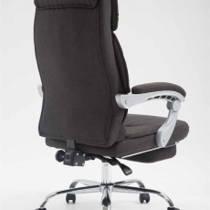 Kancelárske kreslo Iowa, textil, tmavo šedá - 4