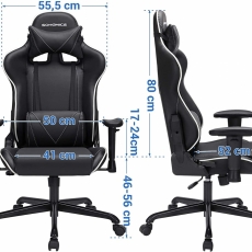 Kancelářské křeslo Irma, černá  - 7