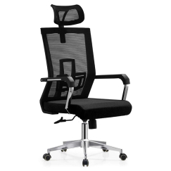Kancelárske kreslo Luccas HB, textil, čierna / čierna